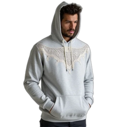 jacket, 3d render, monochrome, men transparent PNG cut-out
