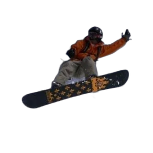 staff, jacket, photorealistic, 3d render, concept art, pixel art, snowboarder, orange transparent PNG cut-out