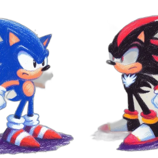 concept art, 3d render, watercolor, pixel art, monochrome, blue, red, colorful transparent PNG cut-out