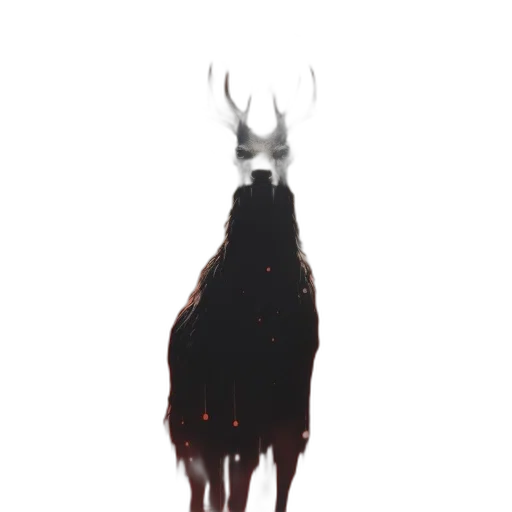 animal, creature, crown, mask, concept art, pixel art, fantasy art, 3d render transparent PNG cut-out