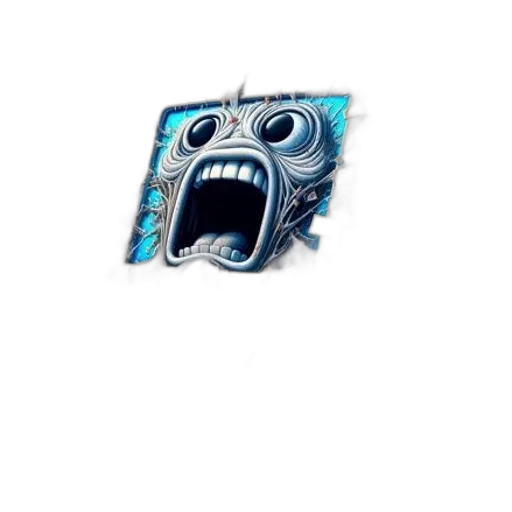 mask, face, robot, creature, concept art, 3d render, comic book art, fantasy art transparent PNG cut-out