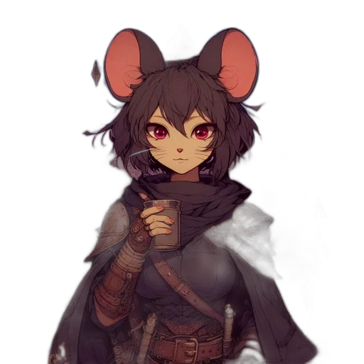 staff, mask, weapon, creature, fantasy art, concept art, pixel art, anime transparent PNG cut-out
