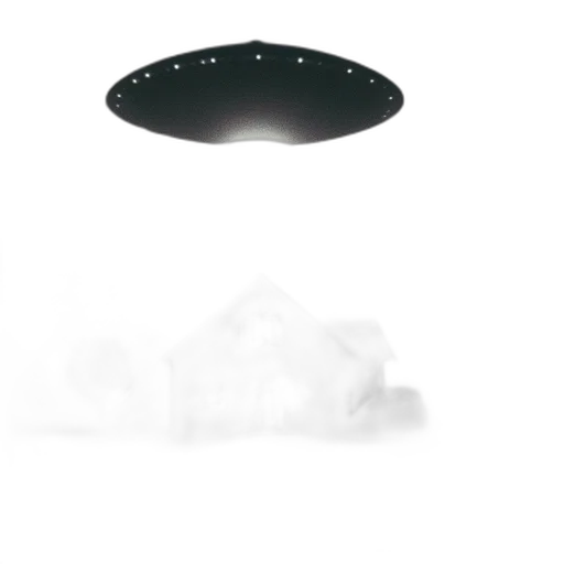 hat, umbrella, crown, furniture, 3d render, concept art, fog, outer space transparent PNG cut-out
