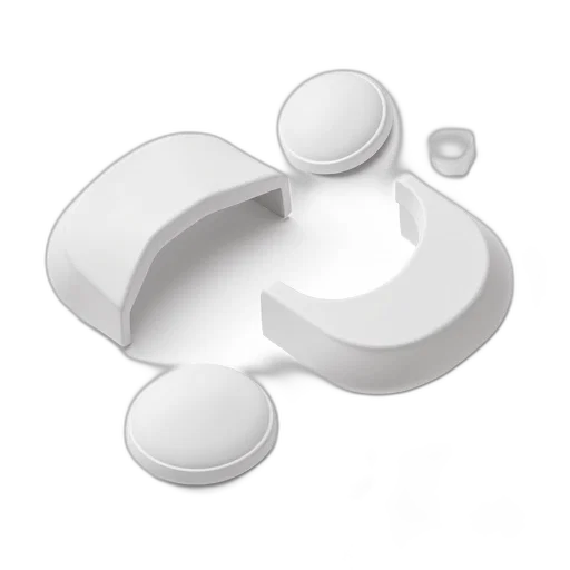 jewelry, furniture, hat, crown, 3d render, concept art, photorealistic, monochrome transparent PNG cut-out