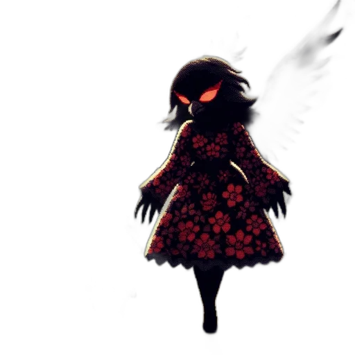 dress, mask, creature, robot, concept art, pixel art, fantasy art, 3d render transparent PNG cut-out