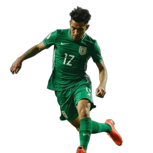 midfielder, sporting, green, roberto, fernandez transparent PNG cut-out
