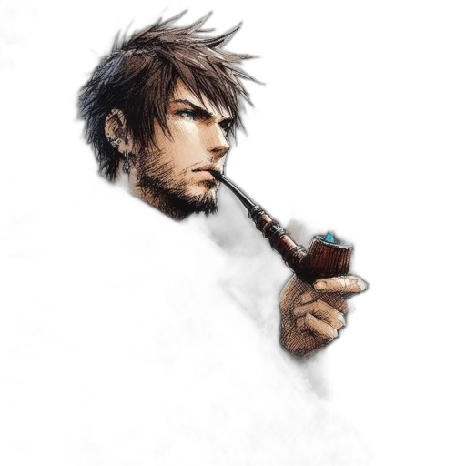 staff, weapon, sword, fantasy art, concept art, photorealistic, pixel art, bearded transparent PNG cut-out