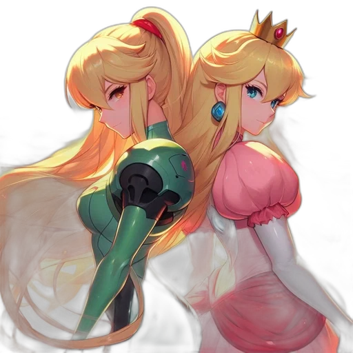 crown, dress, weapon, staff, concept art, watercolor, fantasy art, anime transparent PNG cut-out