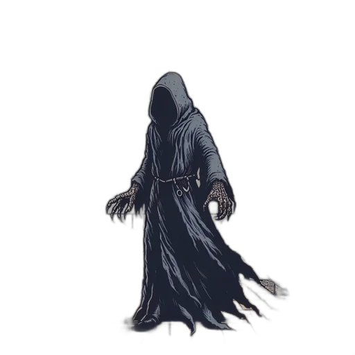 creature, staff, mask, jacket, concept art, fantasy art, pixel art, comic book art transparent PNG cut-out