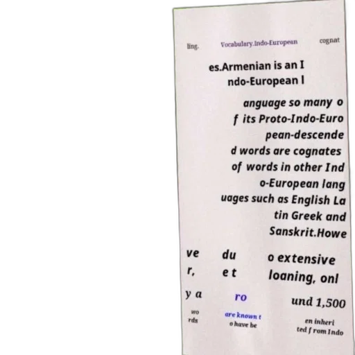 poster, text, about, armenian, language, indo-european, cognates, extensive transparent PNG cut-out