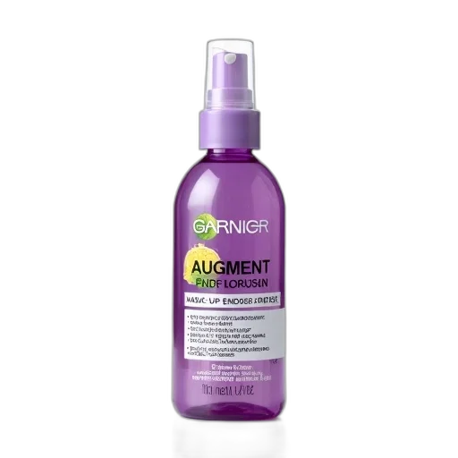 bottle, garnier, augment, make-up, endorser, displayed, against, white transparent PNG cut-out