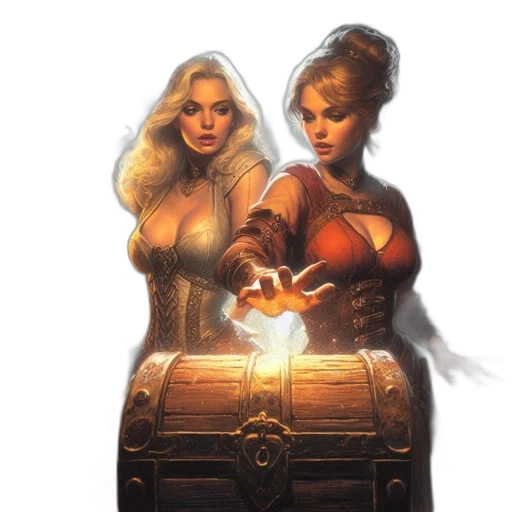 staff, concept art, fantasy art, pixel art, comic book art, fire, golden, two transparent PNG cut-out