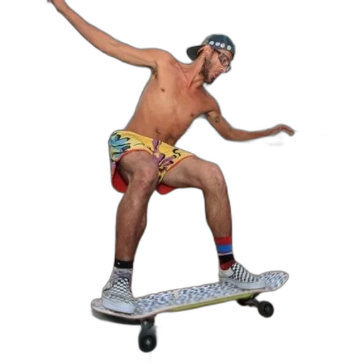staff, hat, 3d render, photorealistic, concept art, shirtless, man, colorful transparent PNG cut-out