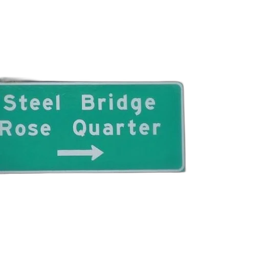 city street, green, street, sign, says, steel, bridge, rose transparent PNG cut-out