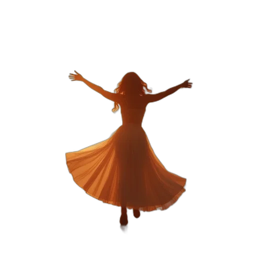 dress, staff, 3d render, concept art transparent PNG cut-out