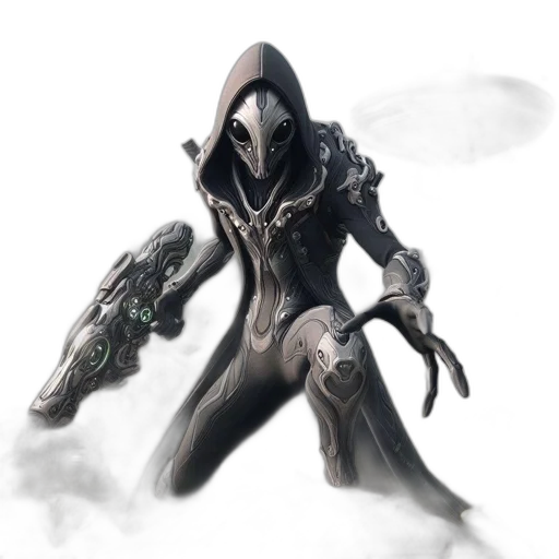 robot, creature, mask, weapon, concept art, fantasy art, comic book art, cyberpunk transparent PNG cut-out