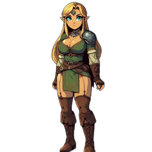sword, dress, staff, weapon, concept art, pixel art, fantasy art, comic book art transparent PNG cut-out