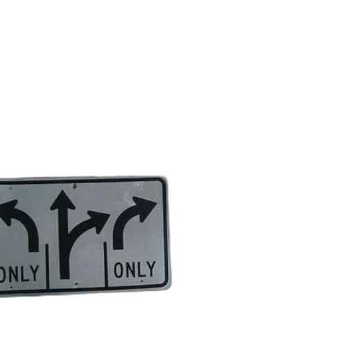 street, sign, arrows, pointing, different, directions, indicating, only transparent PNG cut-out