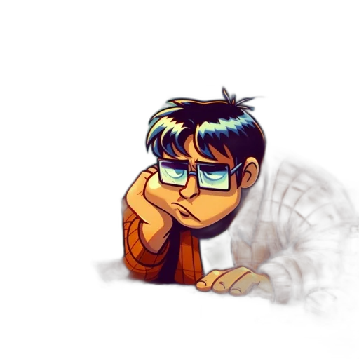 jacket, face, pixel art, concept art, comic book art, cartoon, fog, fire transparent PNG cut-out
