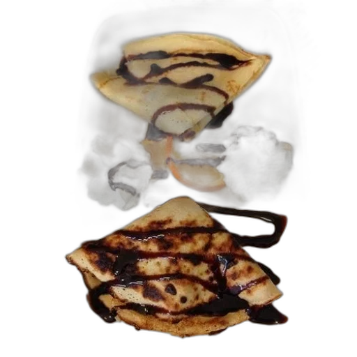 food, jacket, photorealistic, watercolor, concept art, 3d render, earth tones, plate transparent PNG cut-out
