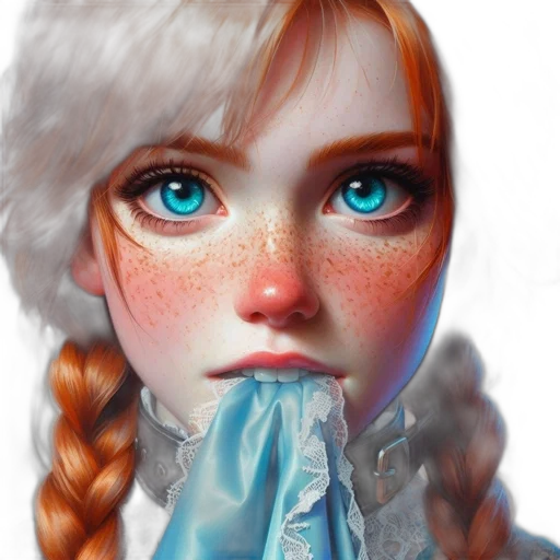 face, mask, fantasy art, photorealistic, concept art, oil painting, snow, outer space transparent PNG cut-out