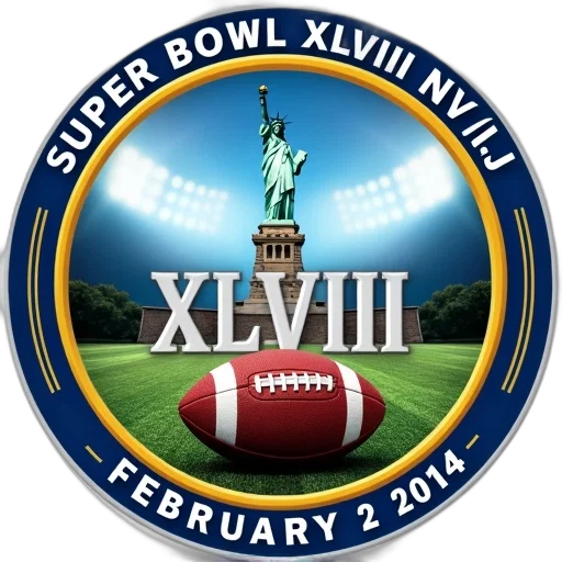 circular, advertisement, super, bowl, xlviii, new, york, featuring transparent PNG cut-out