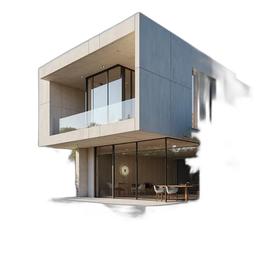 building, furniture, 3d render, photorealistic transparent PNG cut-out