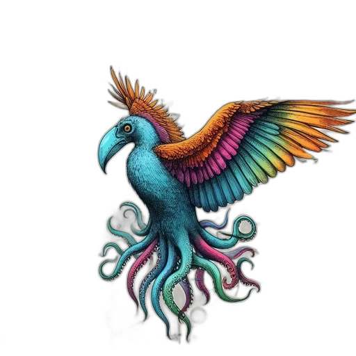 dragon, creature, animal, staff, watercolor, fantasy art, concept art, pixel art transparent PNG cut-out