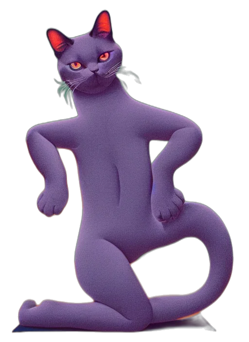 creature, animal, staff, 3d render transparent PNG cut-out