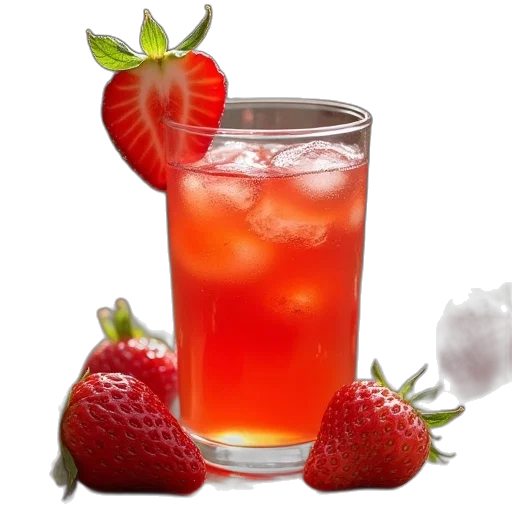 food, photorealistic, 3d render, red transparent PNG cut-out