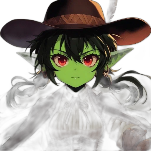 hat, mask, dragon, creature, anime, fantasy art, pixel art, concept art transparent PNG cut-out