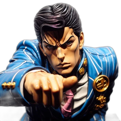 jacket, face, weapon, concept art, comic book art, 3d render, anime, intricately transparent PNG cut-out