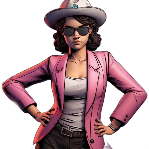 jacket, hat, staff, concept art, comic book art, cartoon, pixel art, animated transparent PNG cut-out