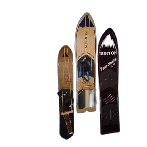 display, snowboards, blue, wall, including, one, burton transparent PNG cut-out