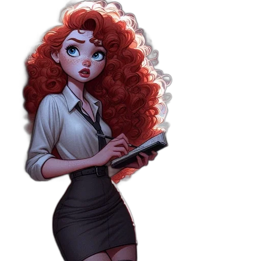 dress, staff, cartoon, concept art, fantasy art, comic book art, fire, neon lights transparent PNG cut-out