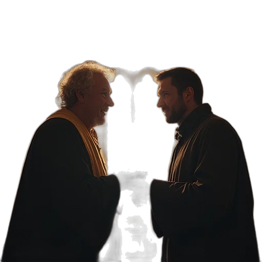 staff, crown, jacket, sermon transparent PNG cut-out