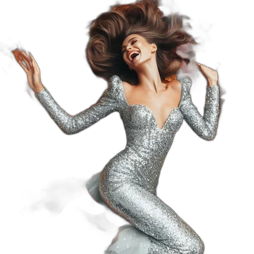 hair, dress, concept art, photorealistic, woman, lies, colorful, autumn transparent PNG cut-out