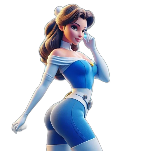 dress, comic book art, concept art, cartoon, fantasy art, blue, animated, lady transparent PNG cut-out