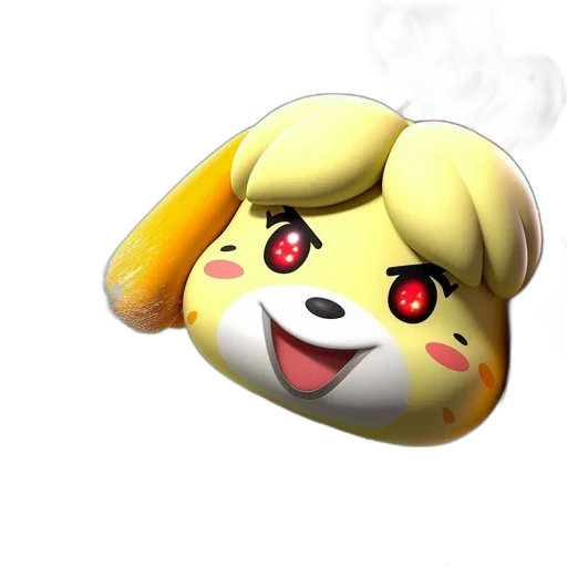 mask, staff, face, animal, concept art, 3d render, pixel art, anime transparent PNG cut-out
