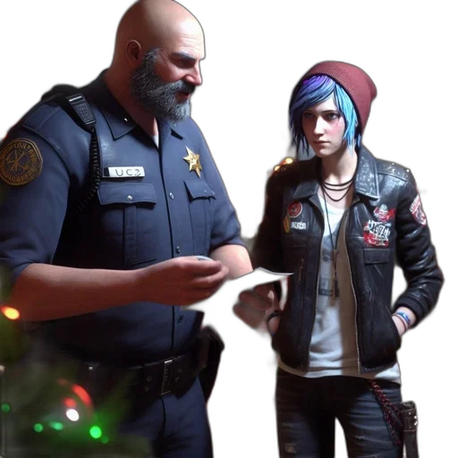 jacket, weapon, hat, creature, concept art, cyberpunk, neon lights, fire transparent PNG cut-out