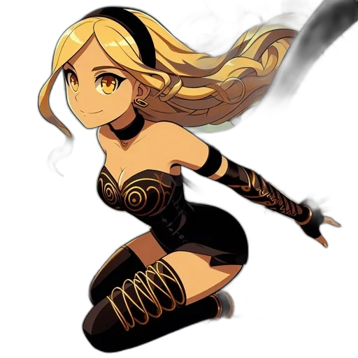 staff, weapon, sword, dress, fantasy art, concept art, pixel art, anime transparent PNG cut-out