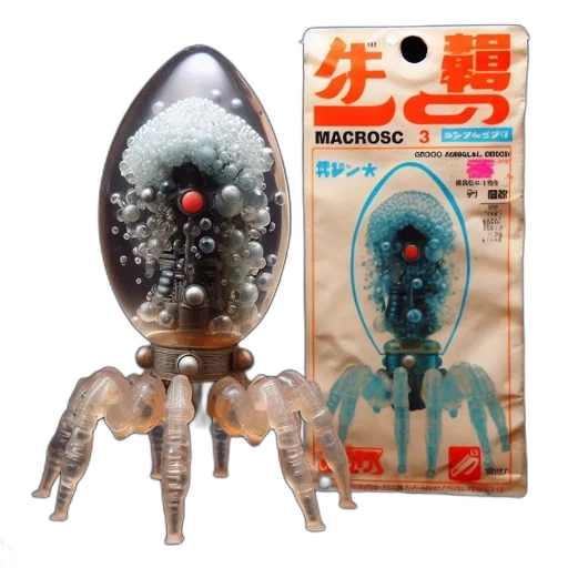 robot, mask, creature, jewelry, concept art, vintage, japanese, toy transparent PNG cut-out
