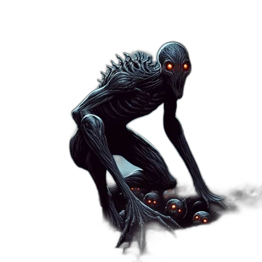 creature, robot, animal, mask, concept art, fantasy art, comic book art, 3d render transparent PNG cut-out