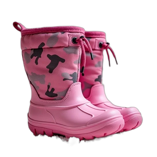 shoes, vaporwave, bogs, kids transparent PNG cut-out