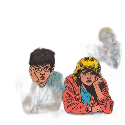 jacket, mask, concept art, comic book art, vaporwave, pixel art, fog, fire transparent PNG cut-out