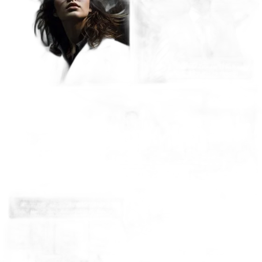 face, hair, creature, sword, concept art, photorealistic, fantasy art, comic book art transparent PNG cut-out