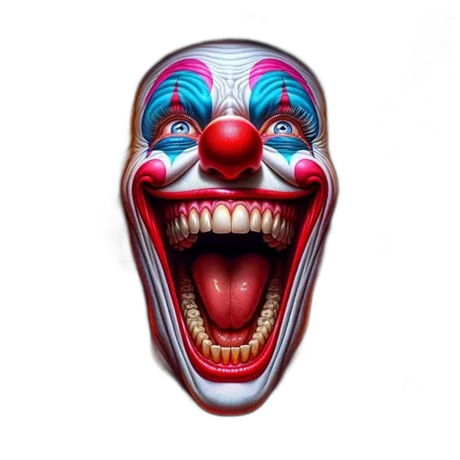 mask, face, creature, animal, photorealistic, 3d render, concept art, vibrant transparent PNG cut-out