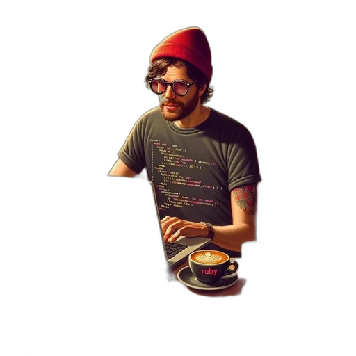 hat, staff, jacket, food, pixel art, cartoon, concept art, photorealistic transparent PNG cut-out