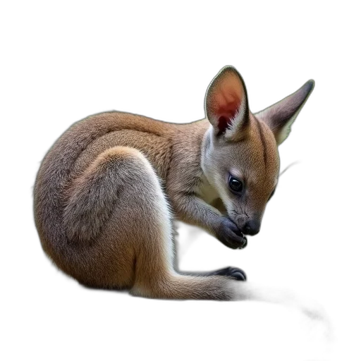 animal, creature, staff, face, photorealistic, 3d render, concept art, watercolor transparent PNG cut-out