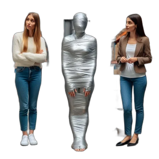 dress, jacket, robot, furniture, 3d render, concept art, women, surround transparent PNG cut-out